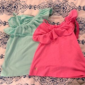 2 Lilly Pulitzer Pink and Blue Top